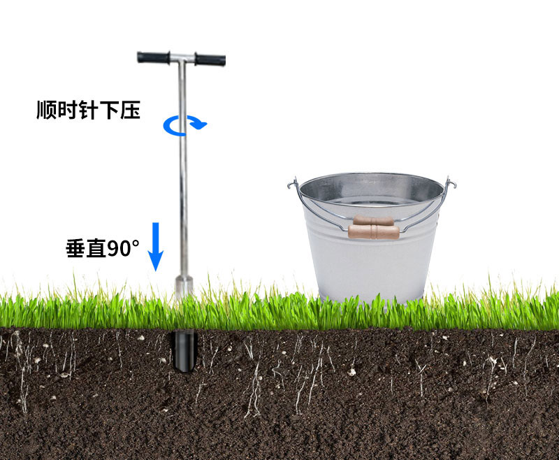 農業(yè)土壤墑情監(jiān)測設備安裝之鉆孔法