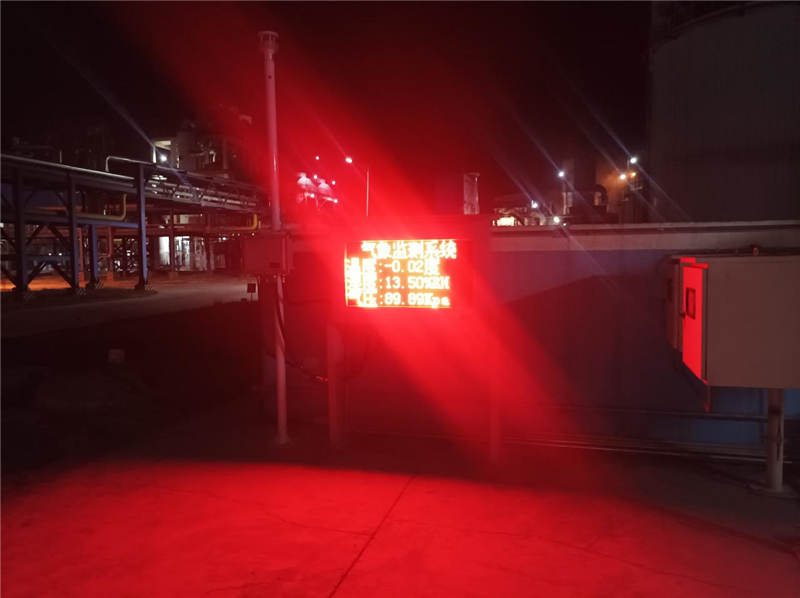 液晶屏防爆氣象站案例實(shí)拍